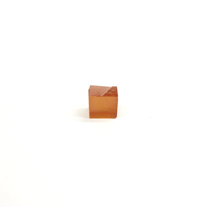 Orange Czochralski Pulled Sapphire - Grade A - Faceting Rough