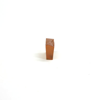Orange Czochralski Pulled Sapphire - Grade A - Faceting Rough