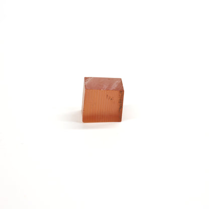Orange Czochralski Pulled Sapphire - Grade A - Faceting Rough