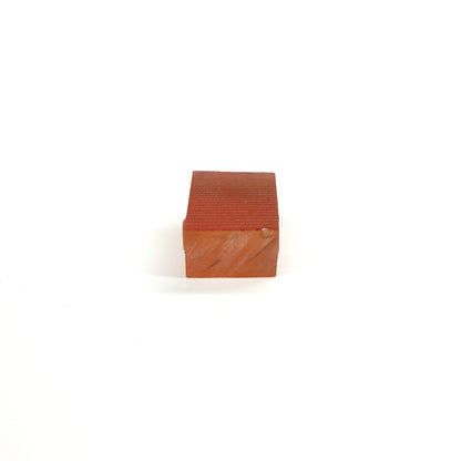Orange Czochralski Pulled Sapphire - Grade A - Faceting Rough