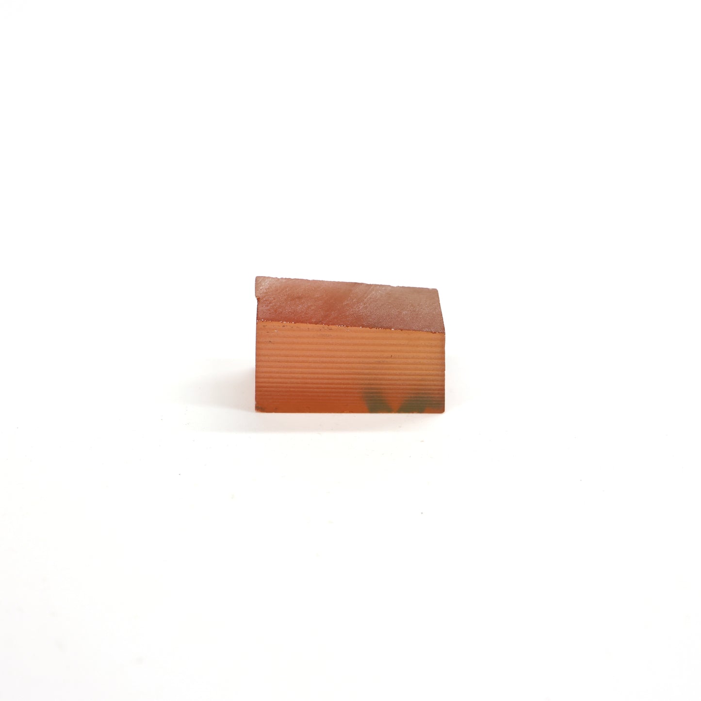 Orange Czochralski Pulled Sapphire - Grade A - Faceting Rough