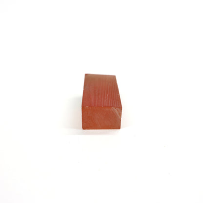 Orange Czochralski Pulled Sapphire - Grade A - Faceting Rough