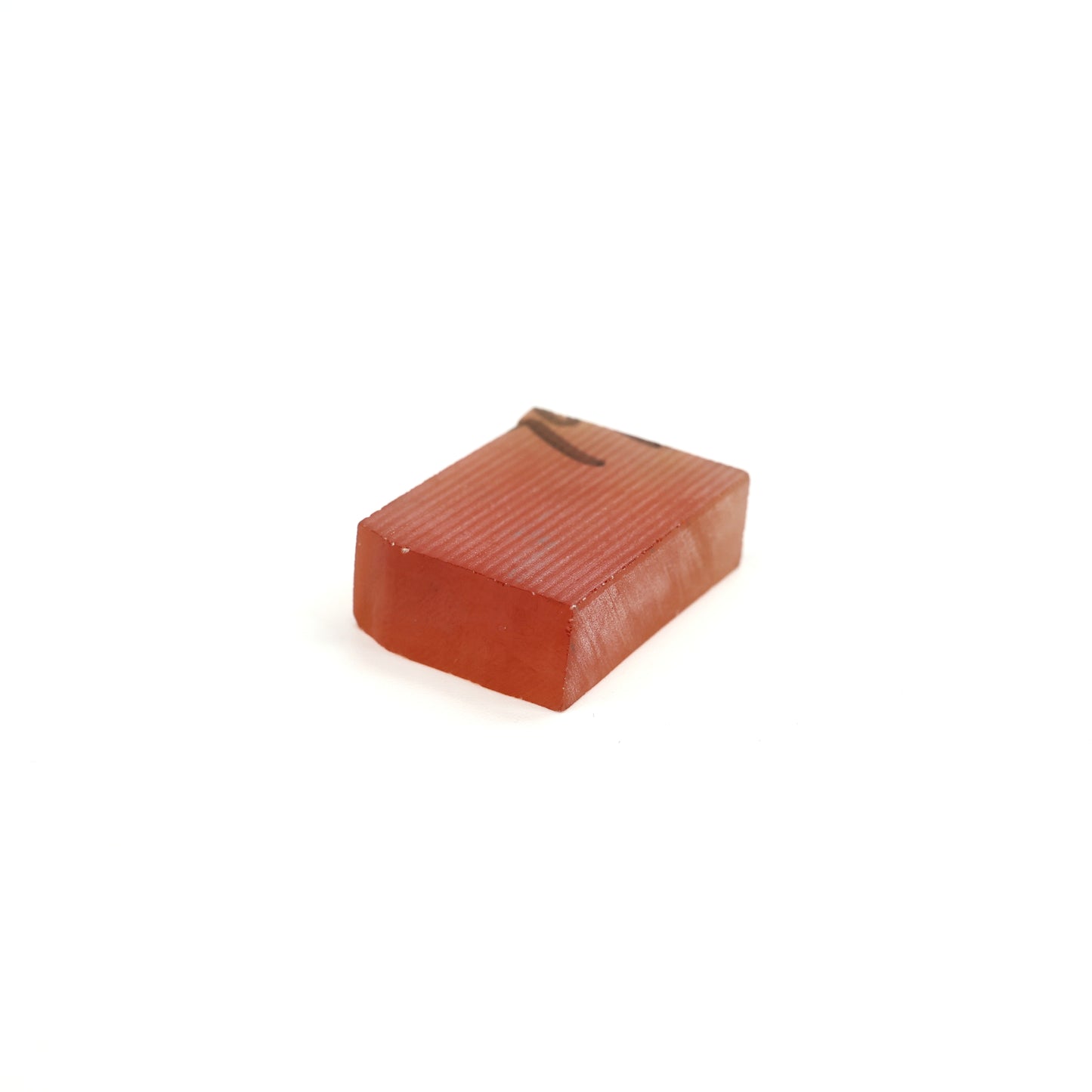 Orange Czochralski Pulled Sapphire - Grade A - Faceting Rough