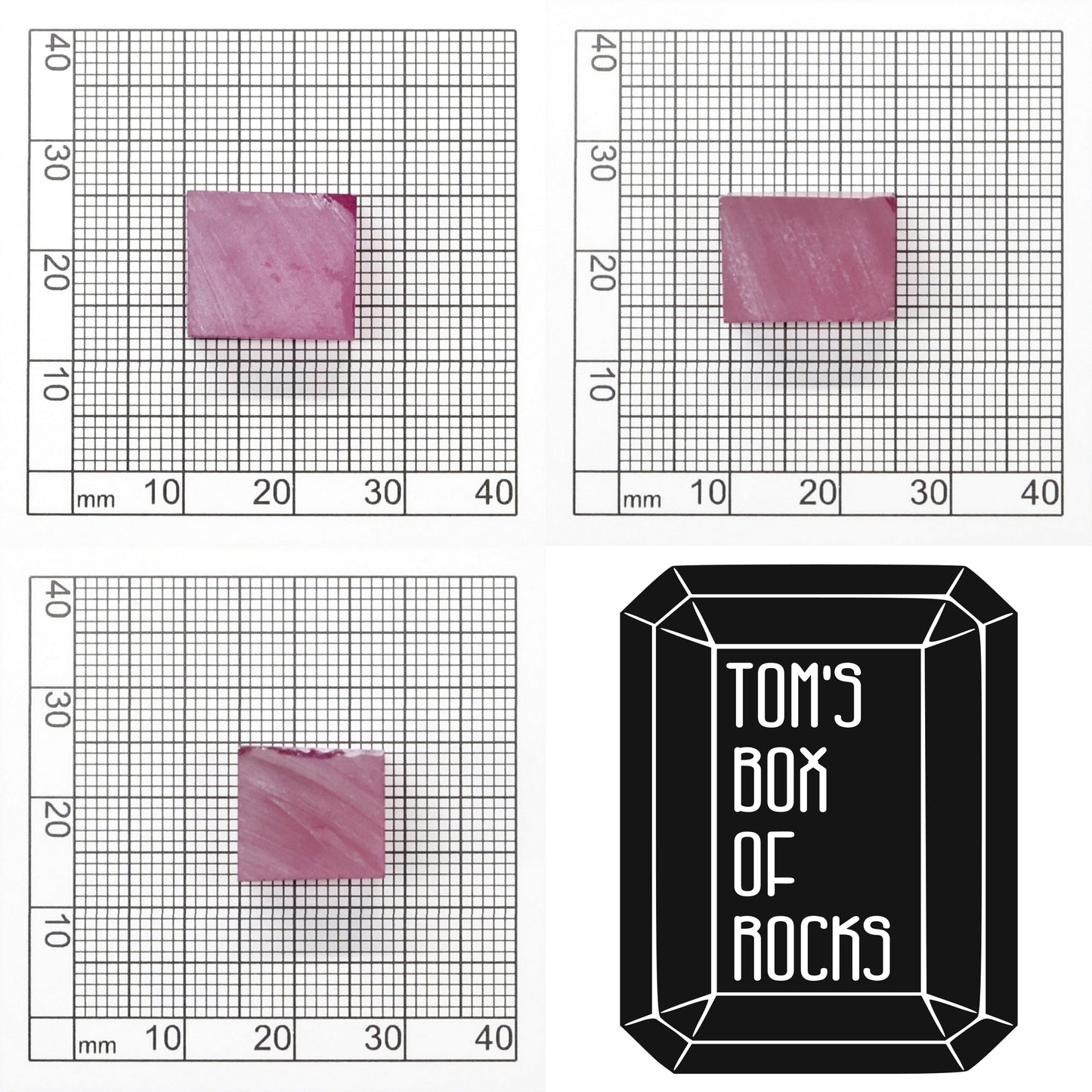 Vivid Pink Czochralski Pulled Sapphire - Grade A - Faceting Rough