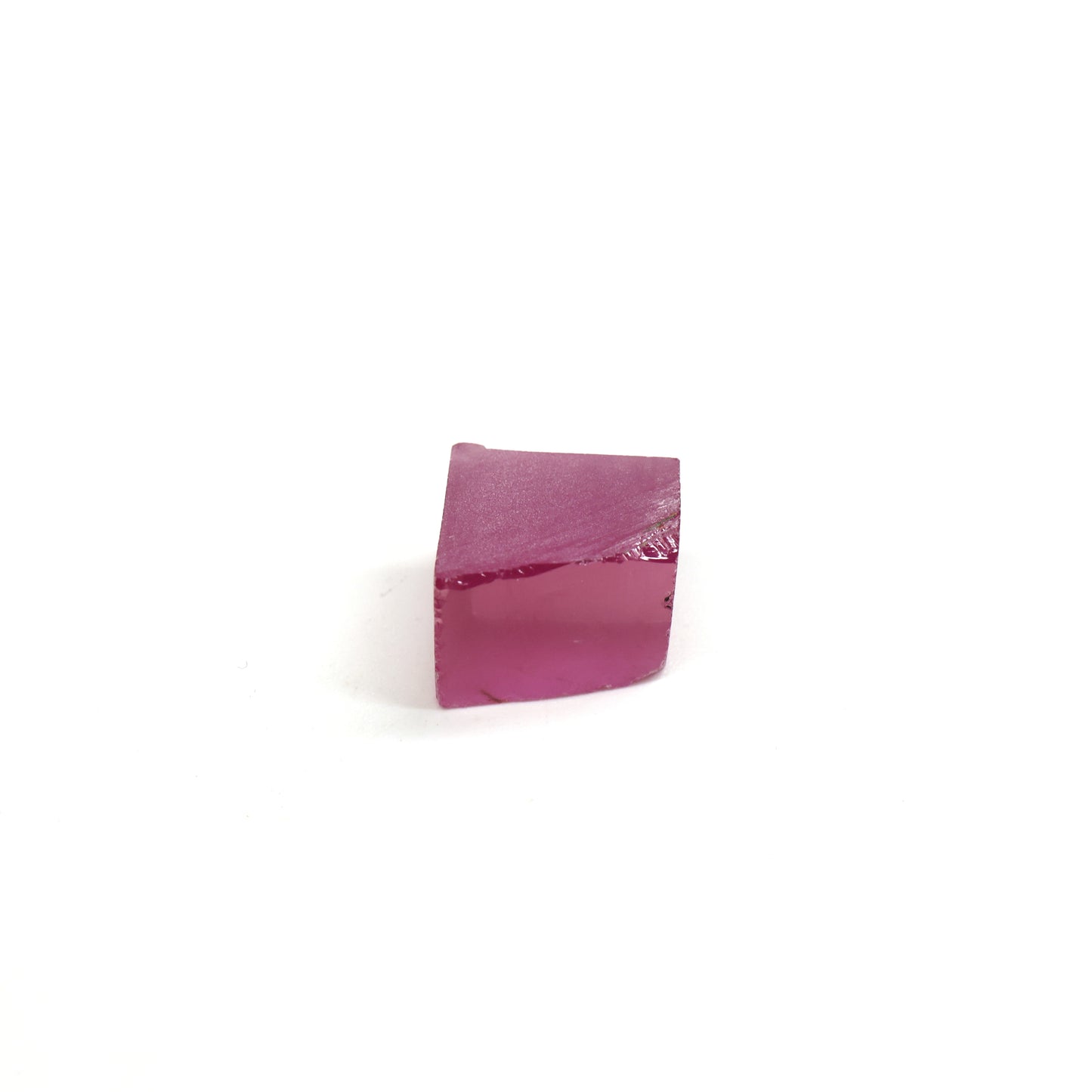 Vivid Pink Czochralski Pulled Sapphire - Grade A - Faceting Rough