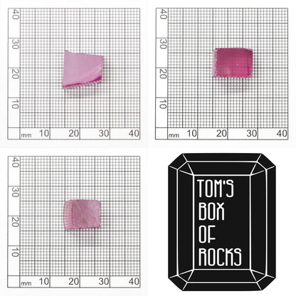 Vivid Pink Czochralski Pulled Sapphire - Grade A - Faceting Rough