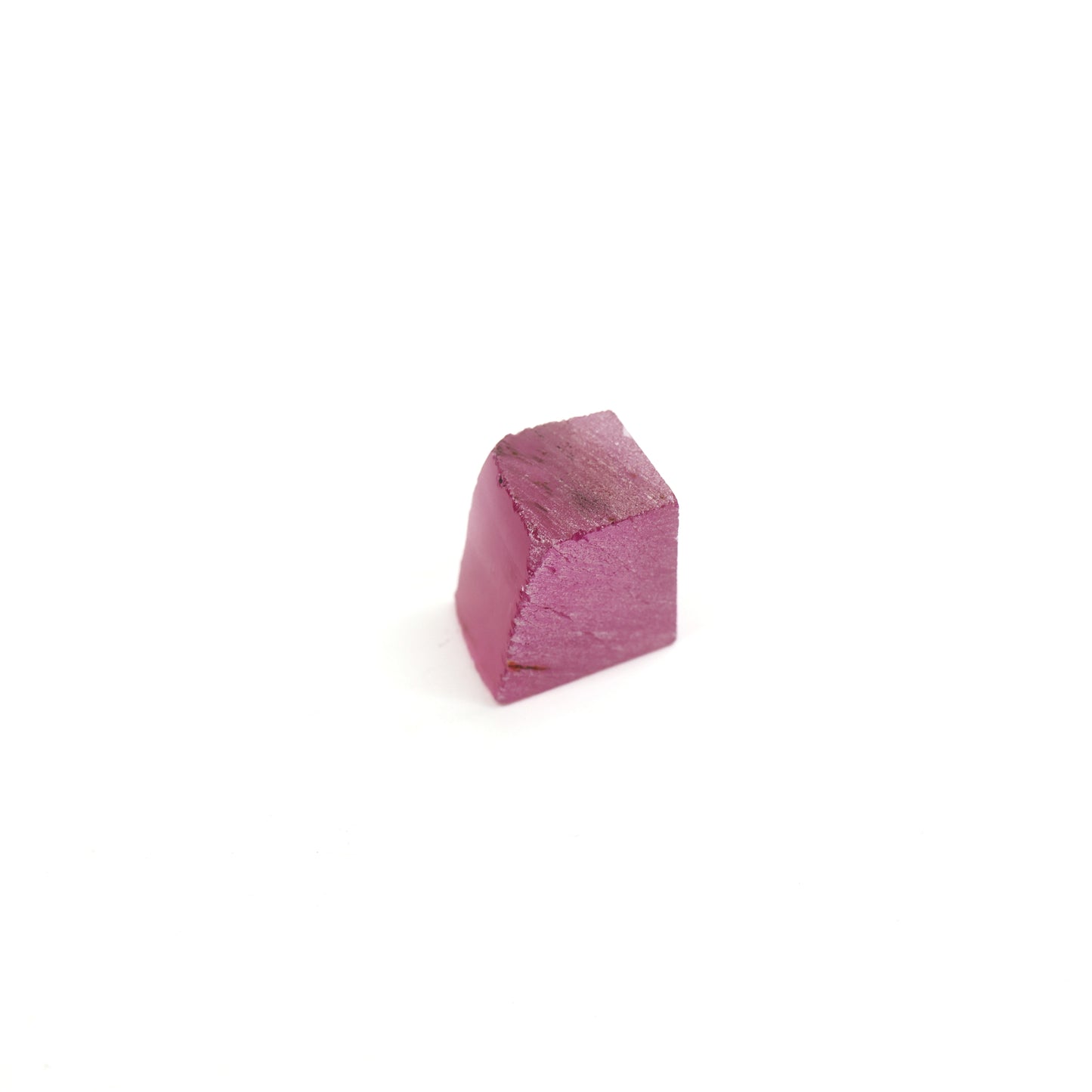 Vivid Pink Czochralski Pulled Sapphire - Grade A - Faceting Rough