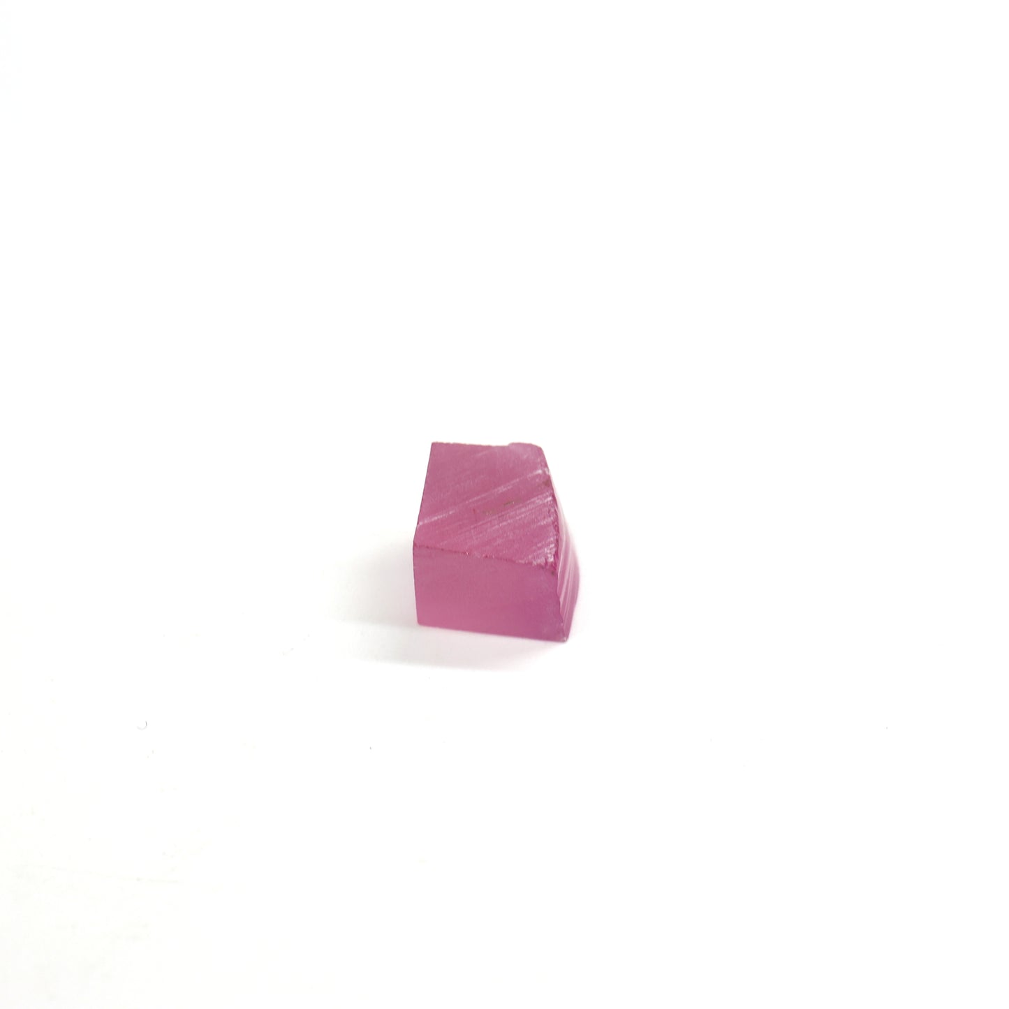 Vivid Pink Czochralski Pulled Sapphire - Grade A - Faceting Rough