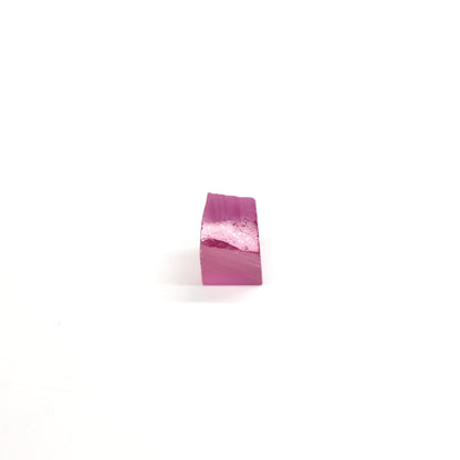 Vivid Pink Czochralski Pulled Sapphire - Grade A - Faceting Rough