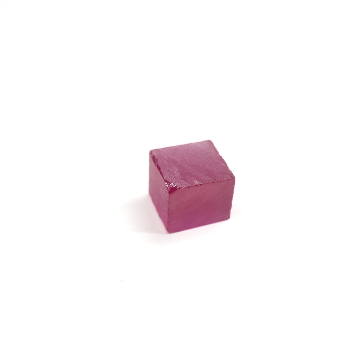 Vivid Pink Czochralski Pulled Sapphire - Grade A - Faceting Rough