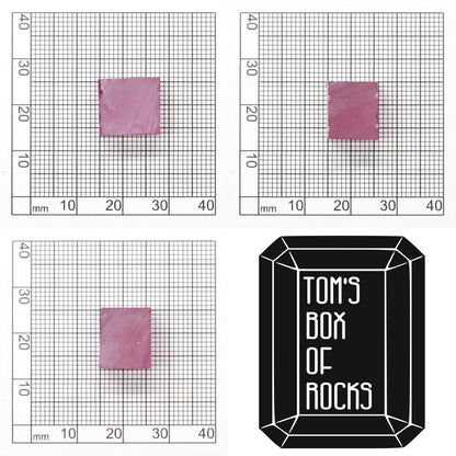 Vivid Pink Czochralski Pulled Sapphire - Grade A - Faceting Rough