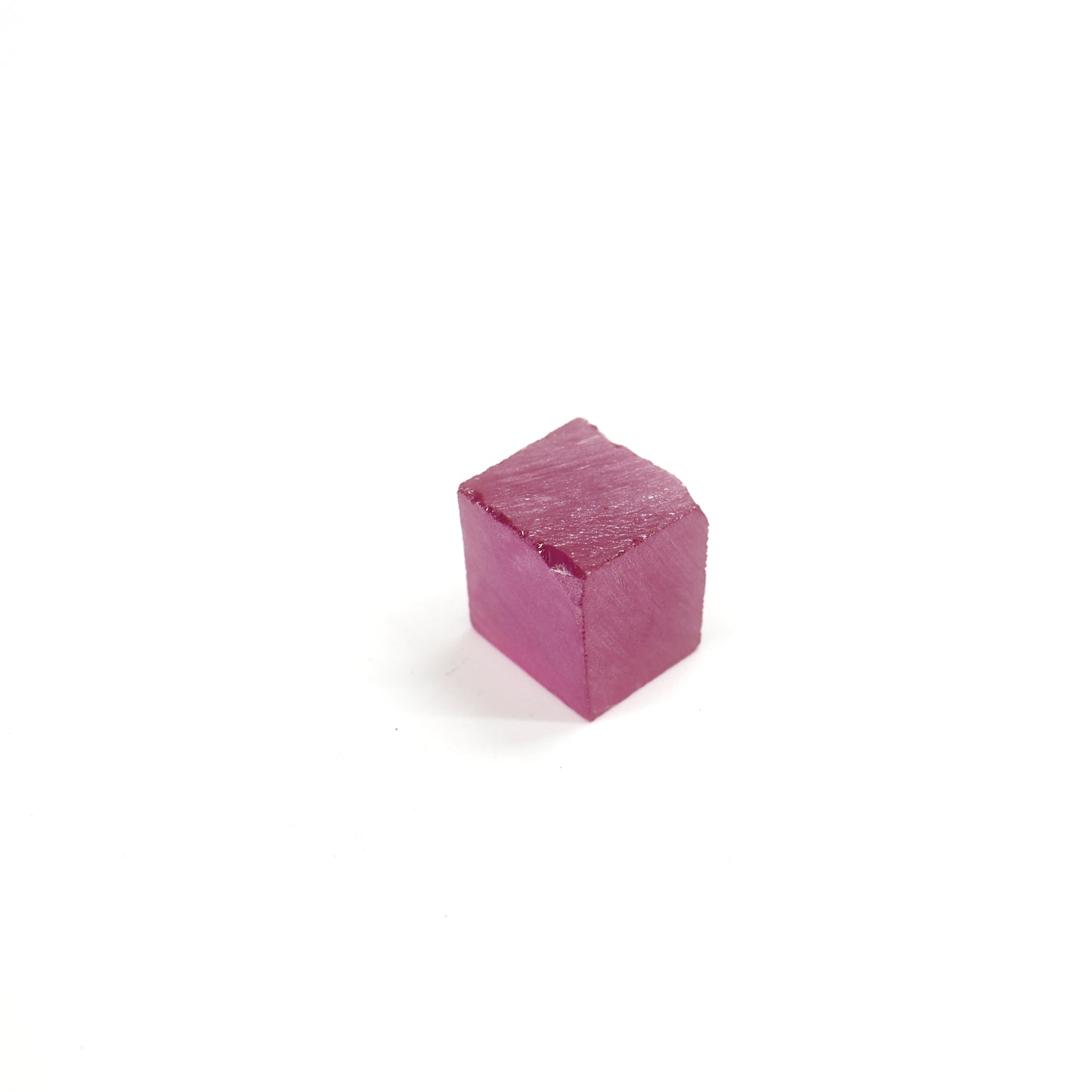 Vivid Pink Czochralski Pulled Sapphire - Grade A - Faceting Rough