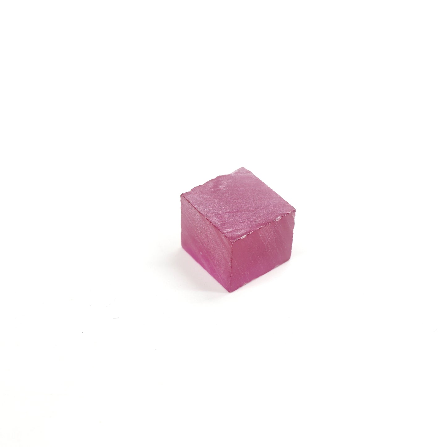 Vivid Pink Czochralski Pulled Sapphire - Grade A - Faceting Rough