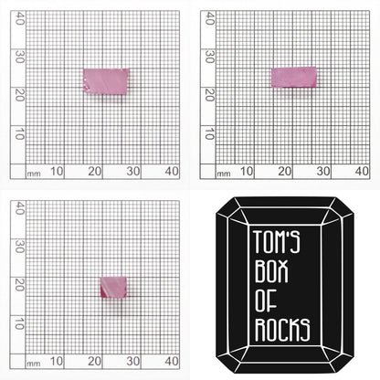 Vivid Pink Czochralski Pulled Sapphire - Grade A - Faceting Rough