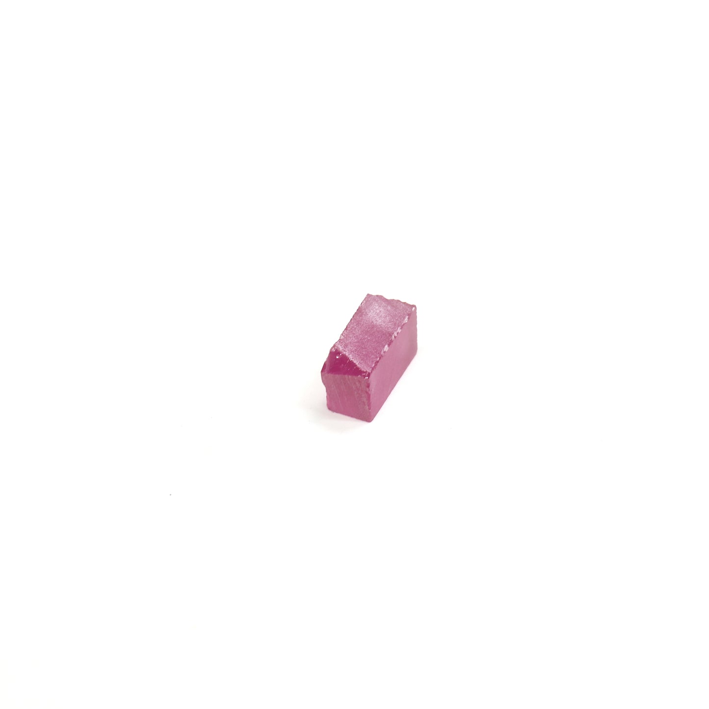 Vivid Pink Czochralski Pulled Sapphire - Grade A - Faceting Rough