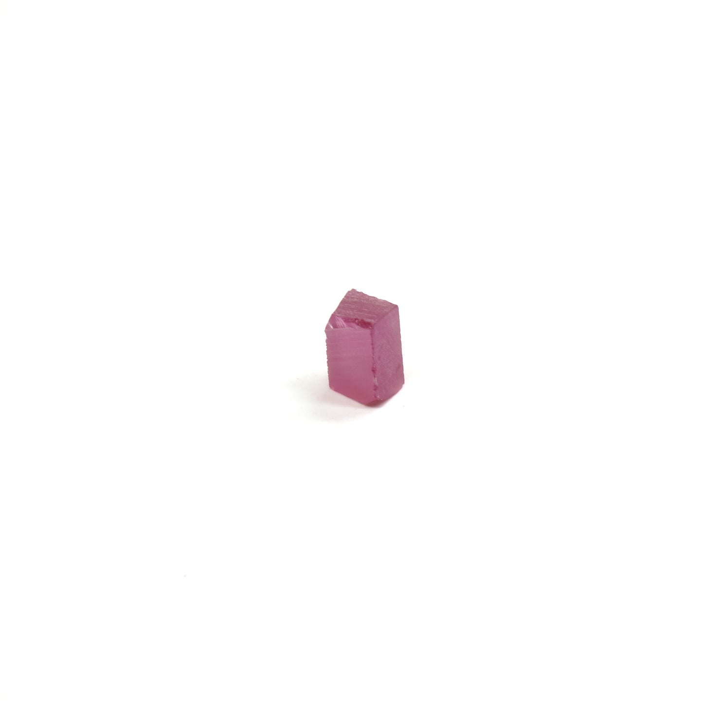 Vivid Pink Czochralski Pulled Sapphire - Grade A - Faceting Rough