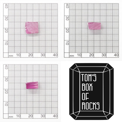 Vivid Pink Czochralski Pulled Sapphire - Grade A - Faceting Rough