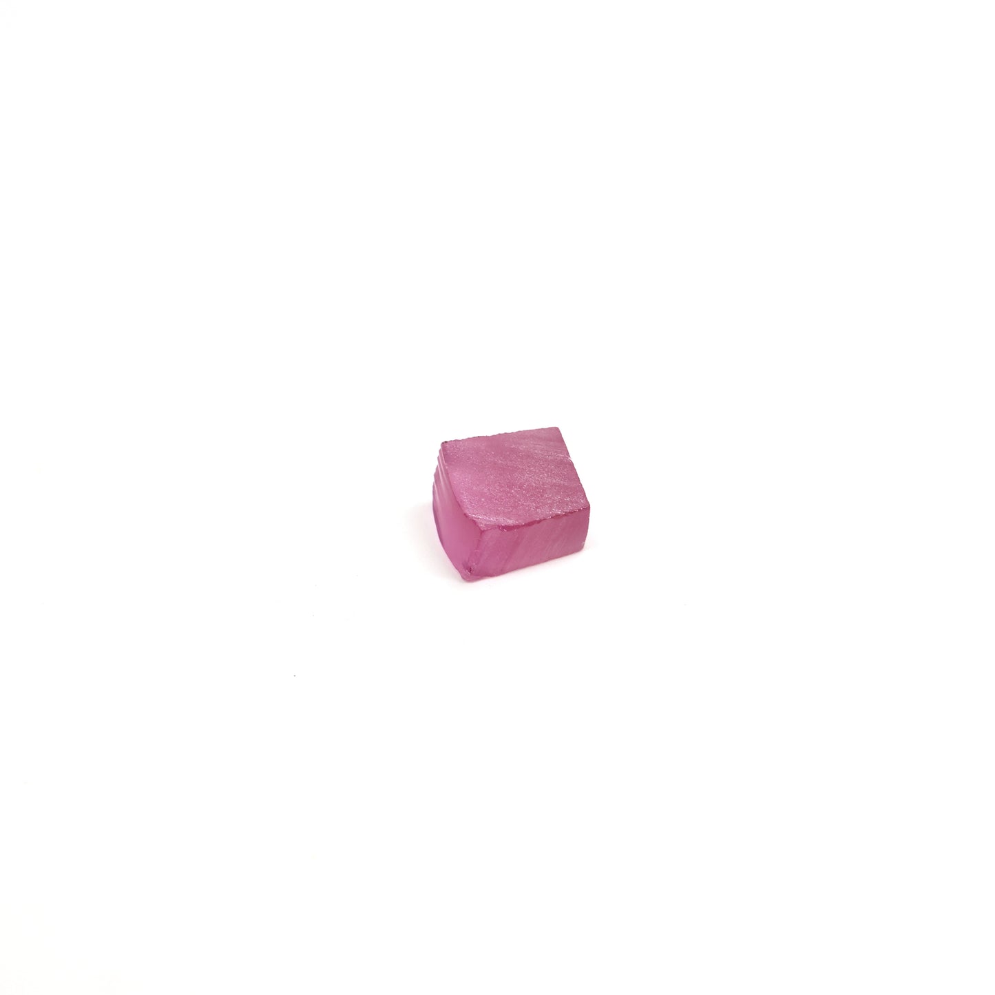Vivid Pink Czochralski Pulled Sapphire - Grade A - Faceting Rough