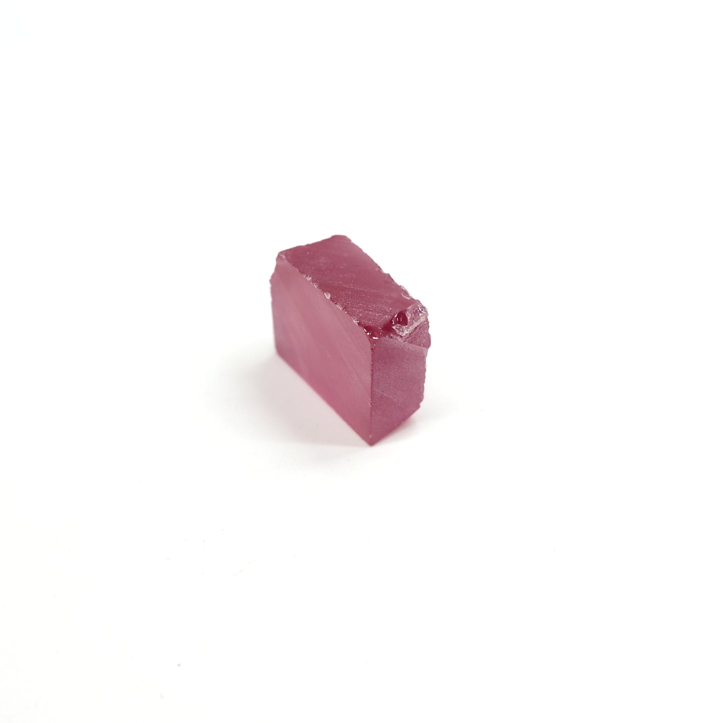 Vivid Pink Czochralski Pulled Sapphire - Grade A - Faceting Rough