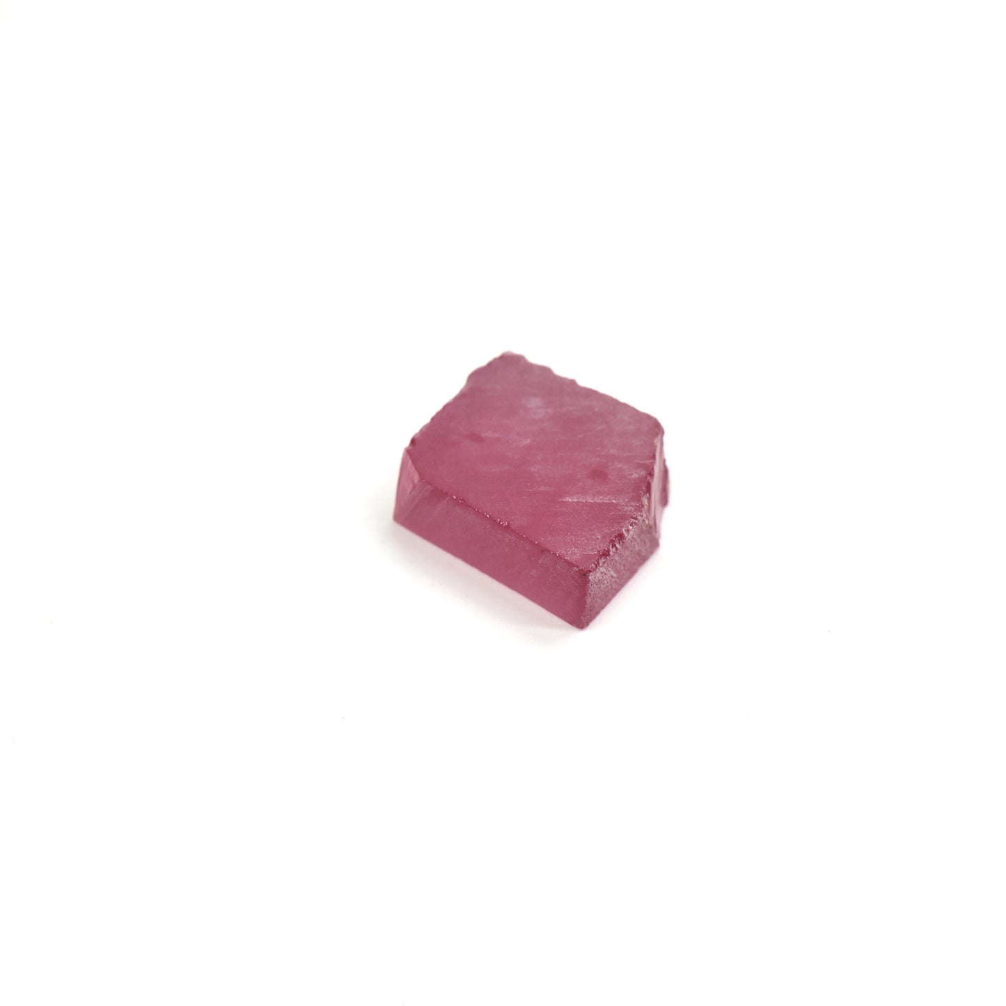 Vivid Pink Czochralski Pulled Sapphire - Grade A - Faceting Rough