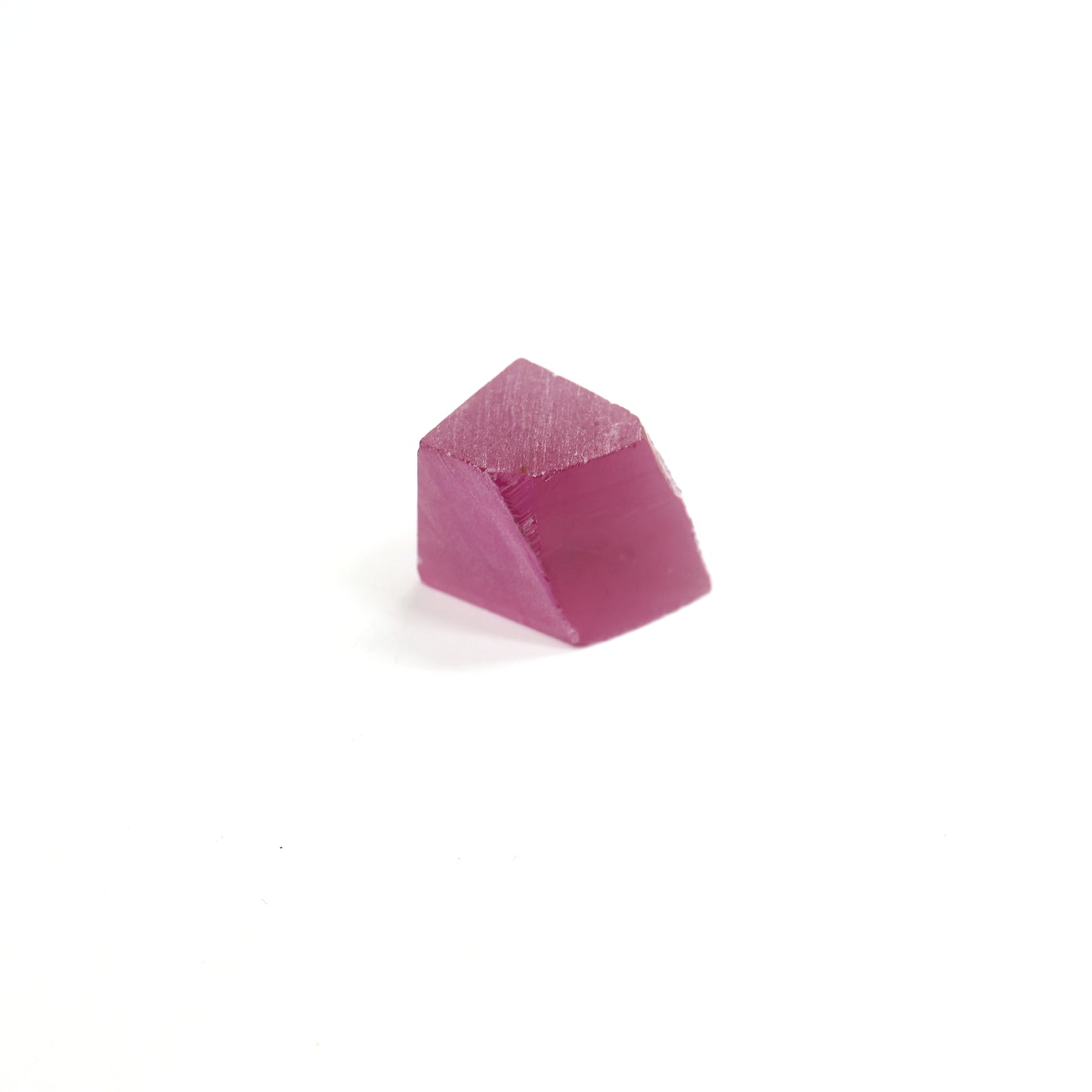 Vivid Pink Czochralski Pulled Sapphire - Grade A - Faceting Rough
