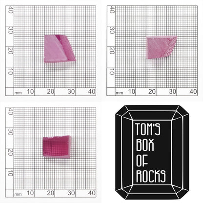Vivid Pink Czochralski Pulled Sapphire - Grade A - Faceting Rough