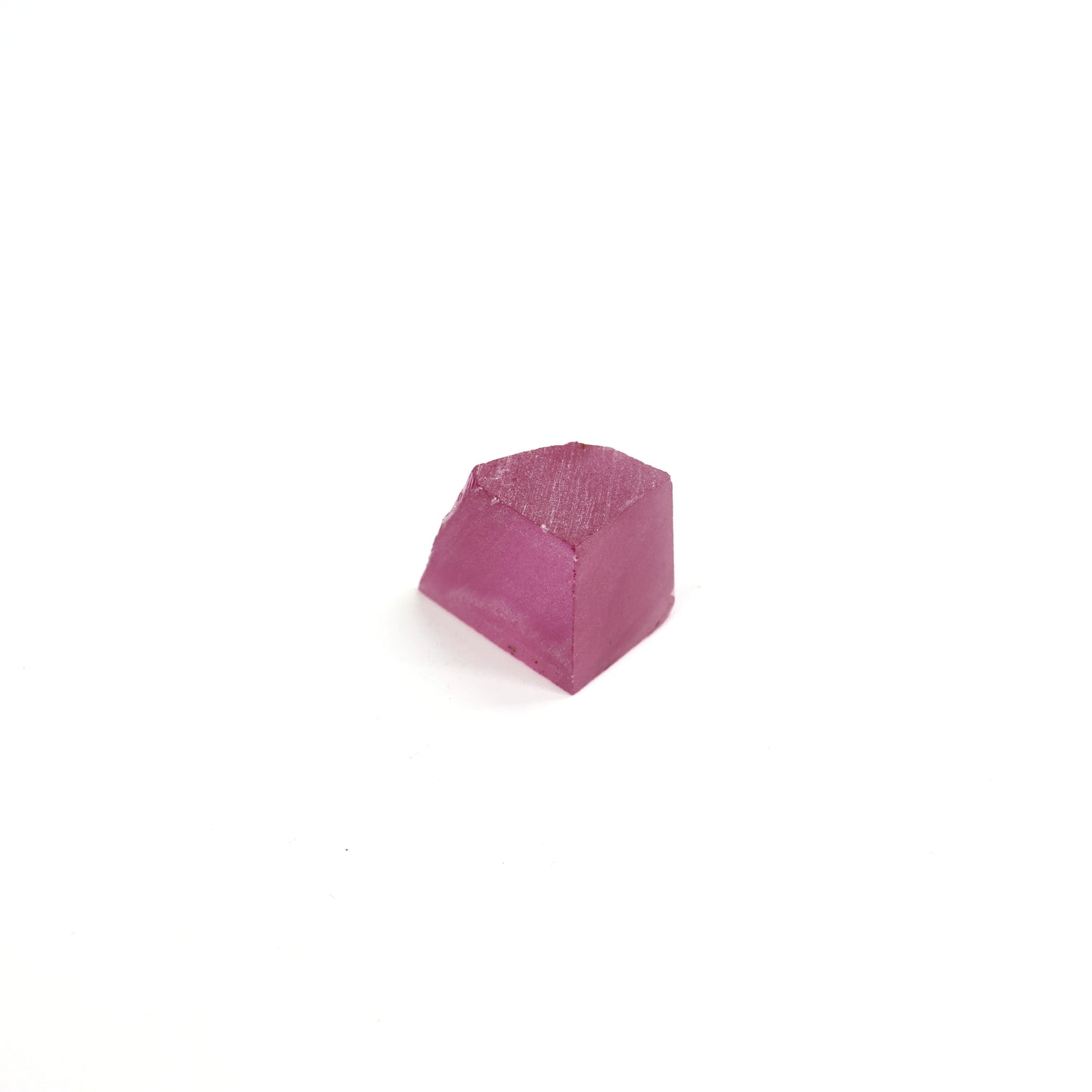 Vivid Pink Czochralski Pulled Sapphire - Grade A - Faceting Rough