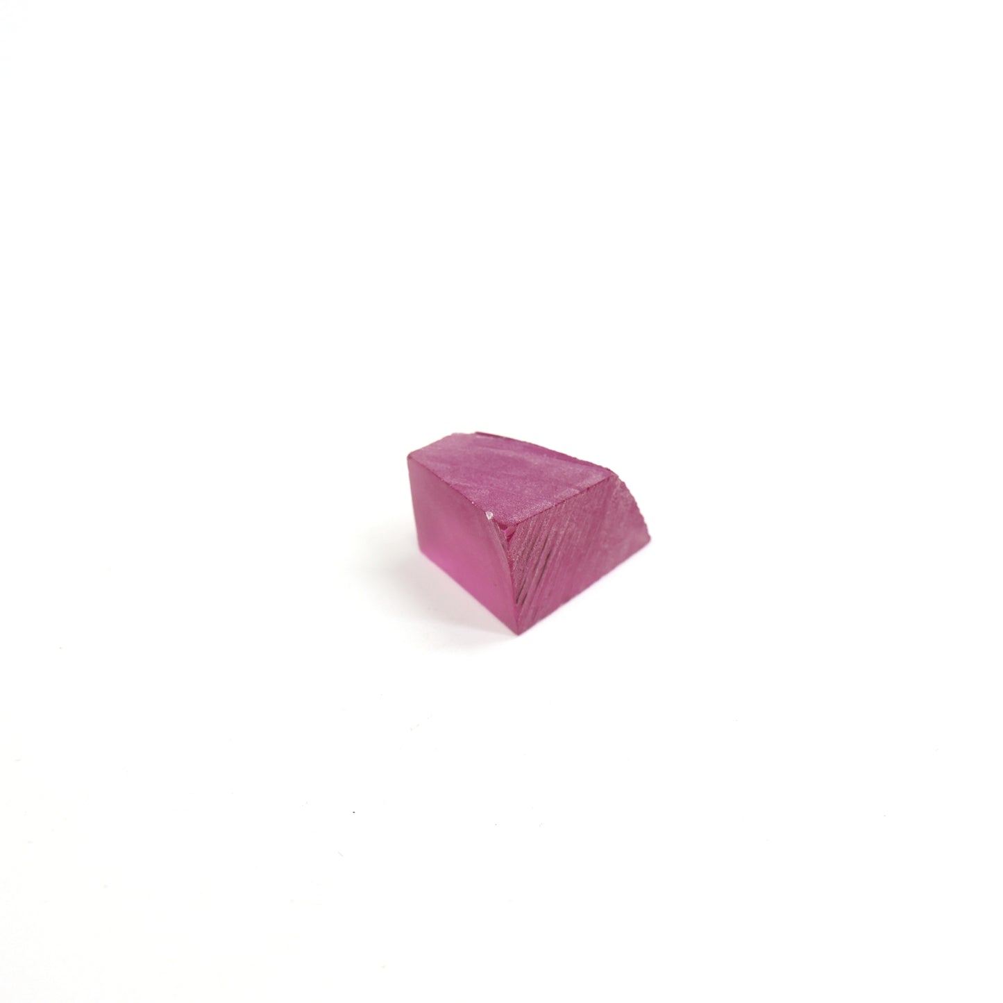 Vivid Pink Czochralski Pulled Sapphire - Grade A - Faceting Rough