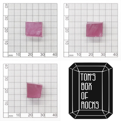 Vivid Pink Czochralski Pulled Sapphire - Grade A - Faceting Rough