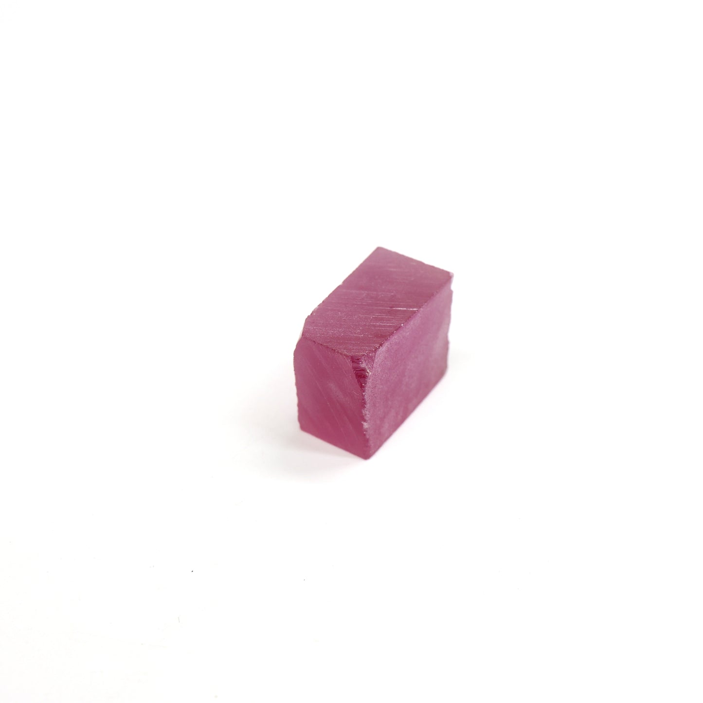 Vivid Pink Czochralski Pulled Sapphire - Grade A - Faceting Rough