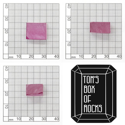 Vivid Pink Czochralski Pulled Sapphire - Grade A - Faceting Rough