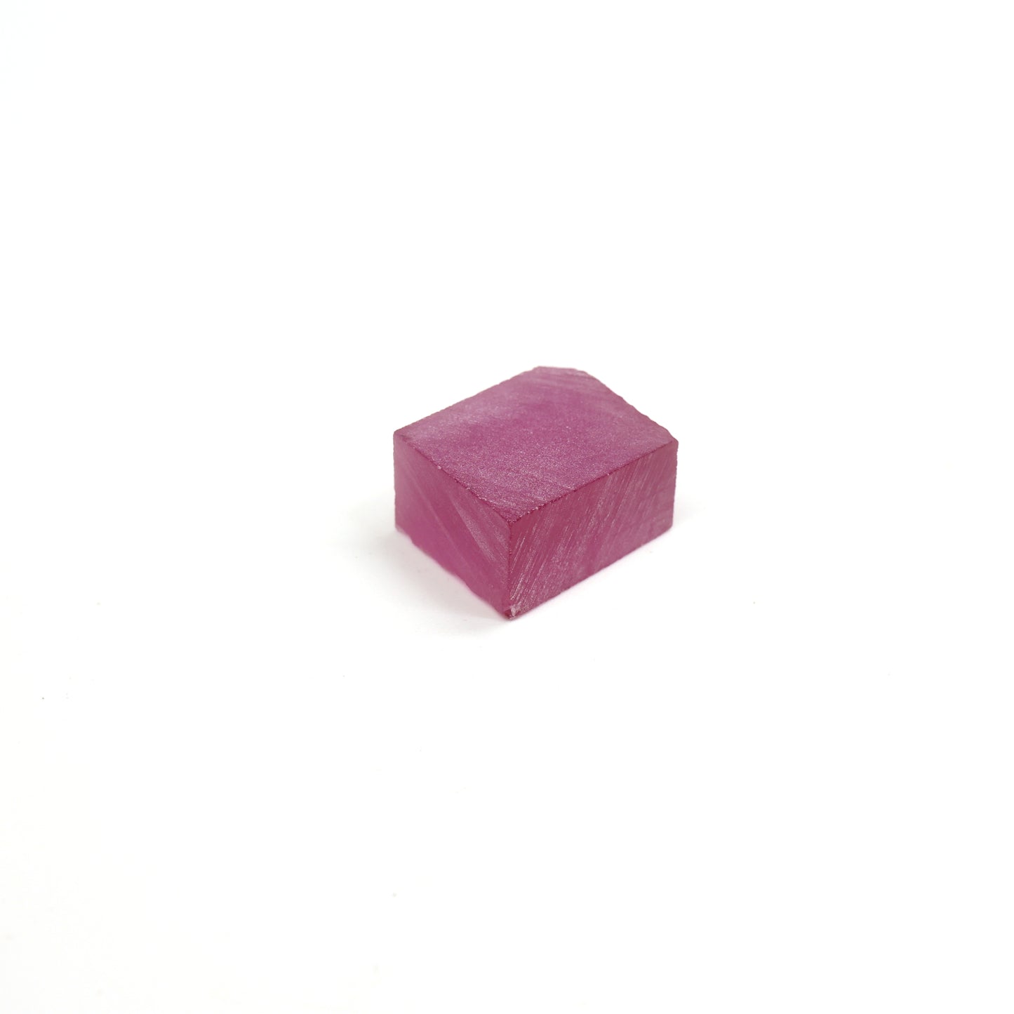 Vivid Pink Czochralski Pulled Sapphire - Grade A - Faceting Rough