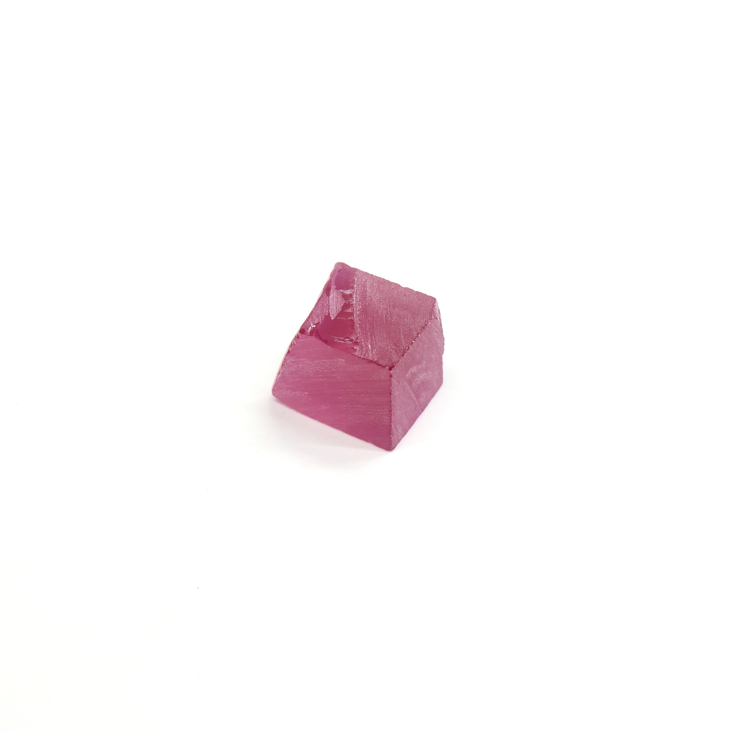 Vivid Pink Czochralski Pulled Sapphire - Grade A - Faceting Rough