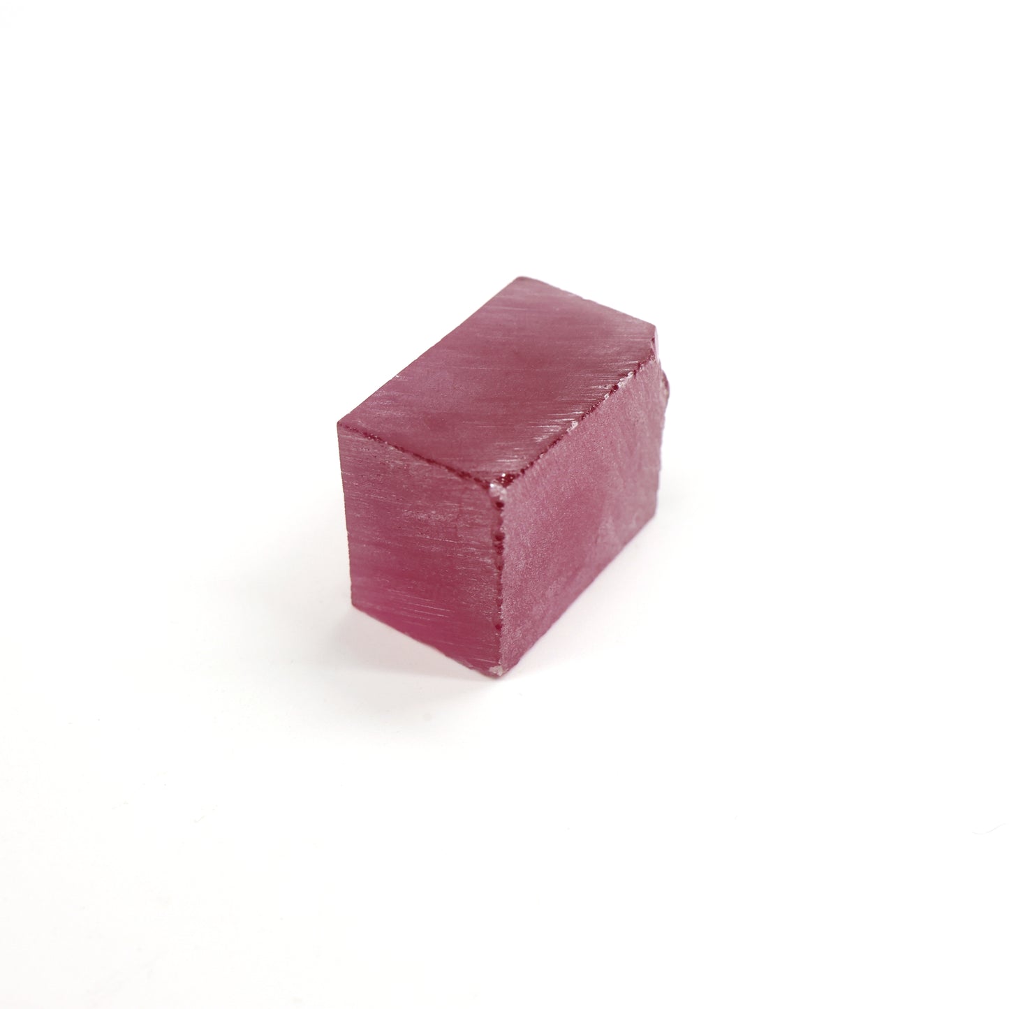 Vivid Pink Czochralski Pulled Sapphire - Grade A - Faceting Rough