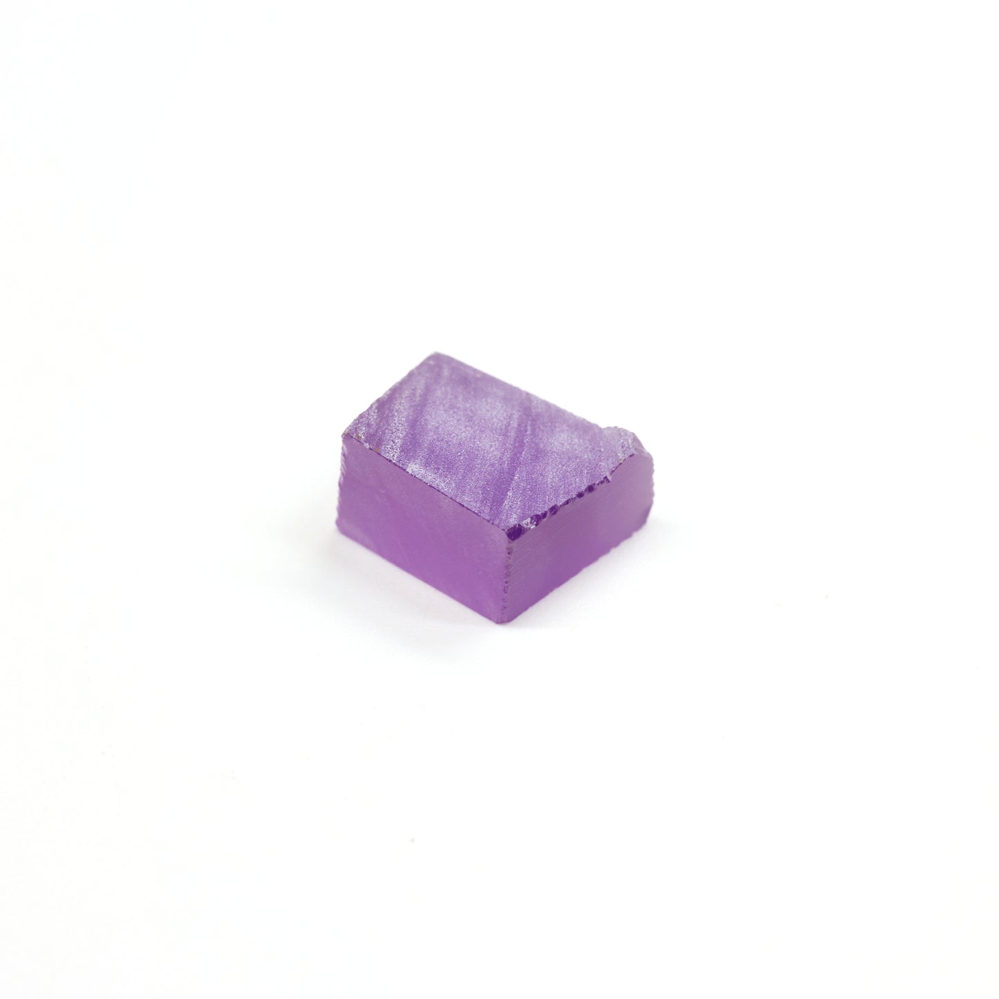 Purple Czochralski Pulled Sapphire (Bluish Hue) - Grade A - Faceting Rough