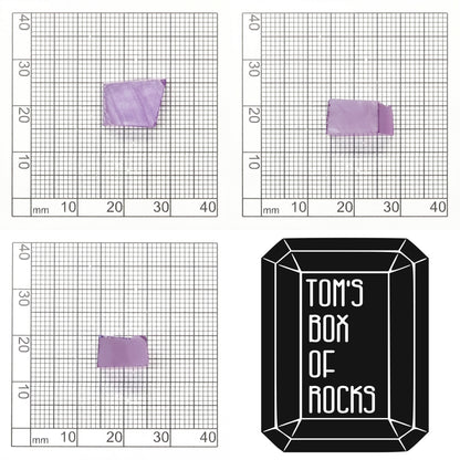 Purple Czochralski Pulled Sapphire (Bluish Hue) - Grade A - Faceting Rough