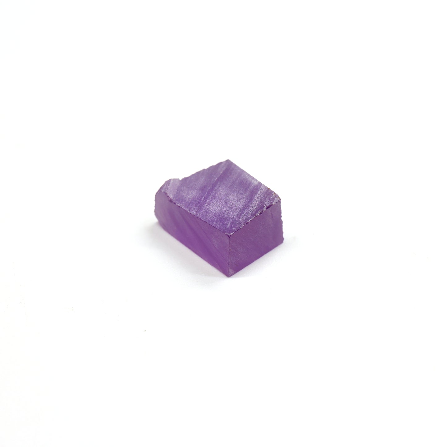 Purple Czochralski Pulled Sapphire (Bluish Hue) - Grade A - Faceting Rough