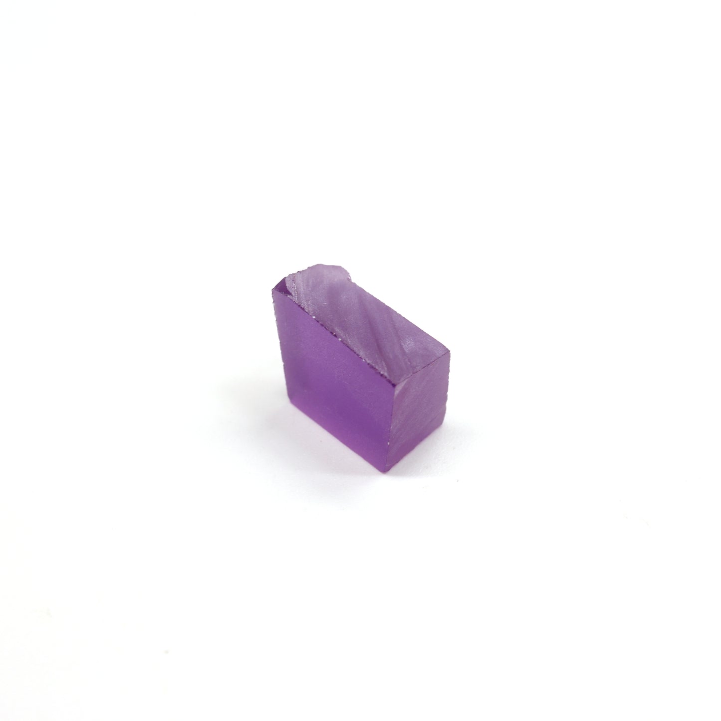 Purple Czochralski Pulled Sapphire (Bluish Hue) - Grade A - Faceting Rough