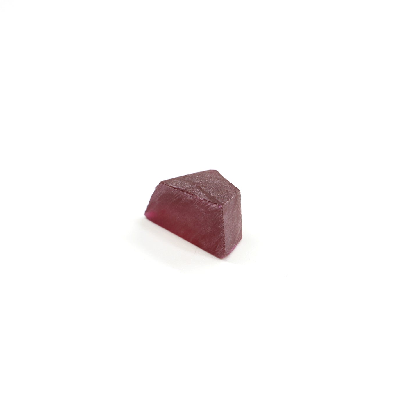 Pigeon Blood Red  Czochralski Pulled Ruby - Grade A - Faceting Rough