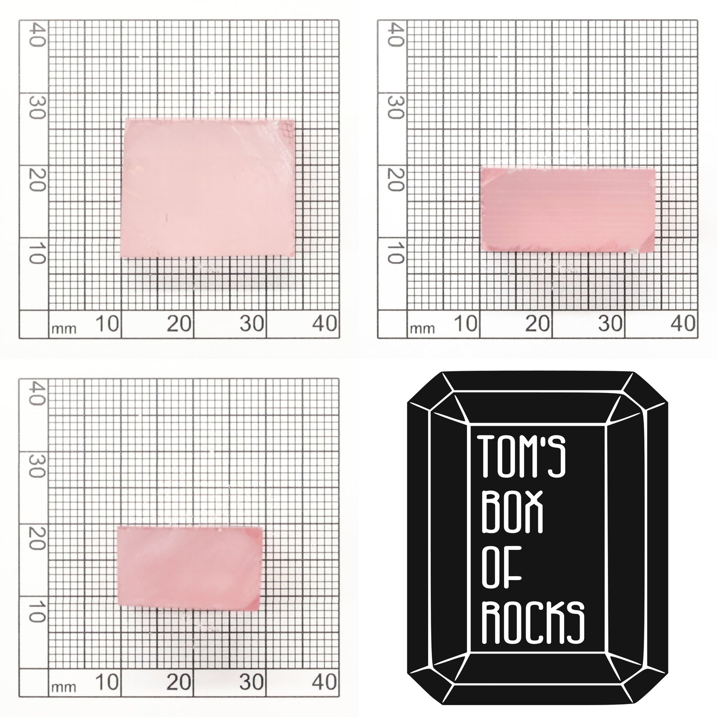 Morganite Pink Czochralski Pulled Sapphire - Grade A - Faceting Rough