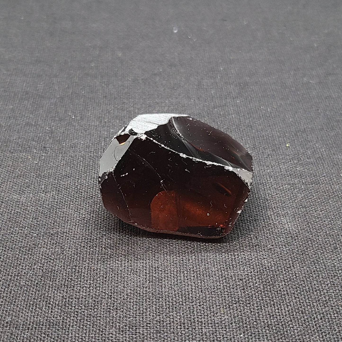Nanosital Simulated Smoky Brown Lab Created Faceting Rough for Gem Cutting - #151 - Various Sizes #BEGIN