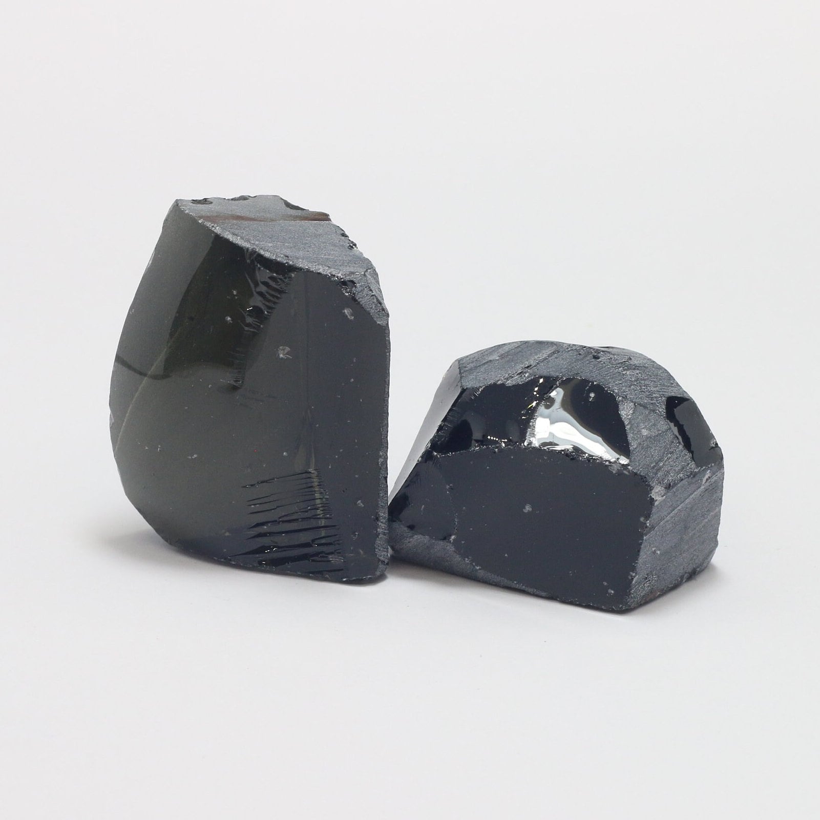 Nanosital Simulated Smoky Quartz Lab Created Faceting Rough for Gem Cutting - #A-4235 - Various Sizes #BEGIN