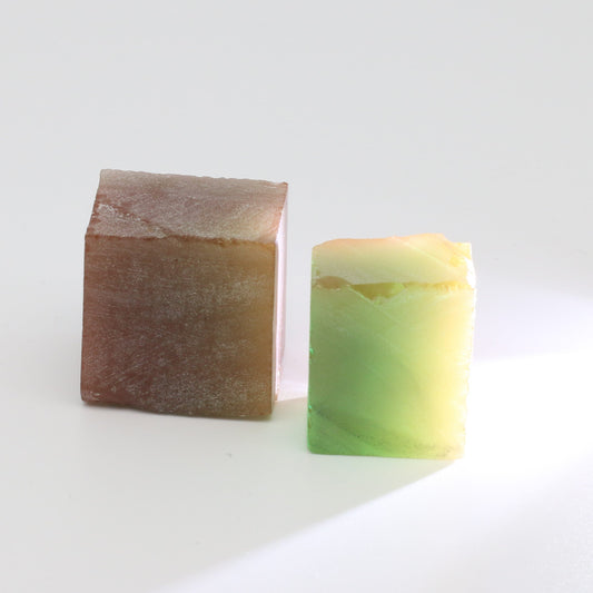Nanosital Simulated Sweet Dreams Honey Opal Lab Created Faceting Rough for Gem Cutting - #500- Various Sizes #BEGIN