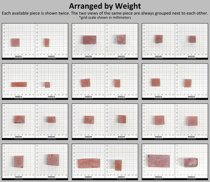 Nanosital Simulated Sweet Dreams Lab Created Faceting Rough for Gem Cutting - #600 - Various Sizes #BEGIN