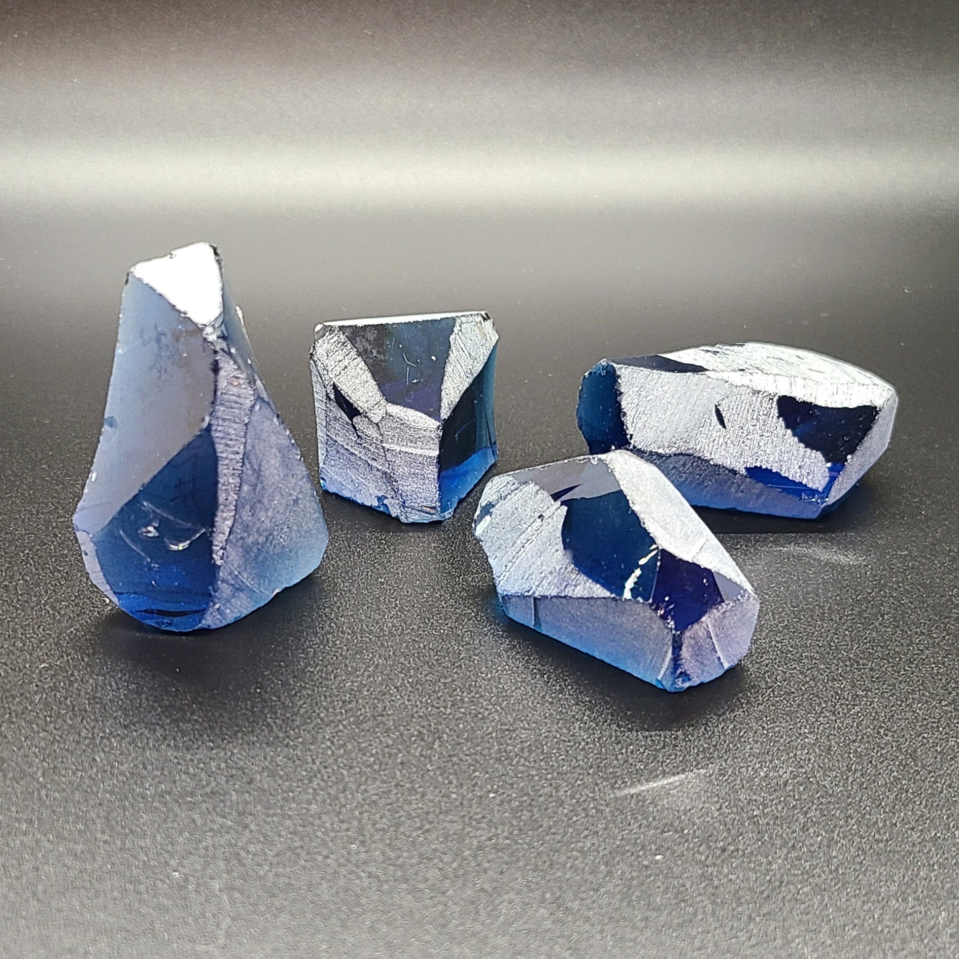 Nanosital Simulated Swiss Blue Topaz Lab Created Faceting Rough for Gem Cutting - #1782 - Various Sizes #BEGIN
