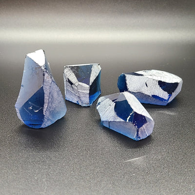 Nanosital Simulated Swiss Blue Topaz Lab Created Faceting Rough for Gem Cutting - #1782 - Various Sizes #BEGIN