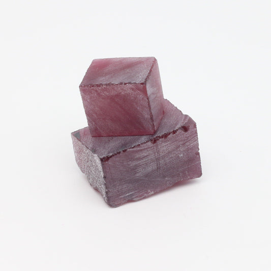 Nanosital Simulated Medium Ruby Lab Created Faceting Rough for Gem Cutting - #TB-20 - Various Sizes : #BEGIN