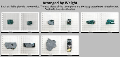 Teal Cubic Zirconia Faceting Rough for Gem Cutting - Various Sizes : #BEGIN