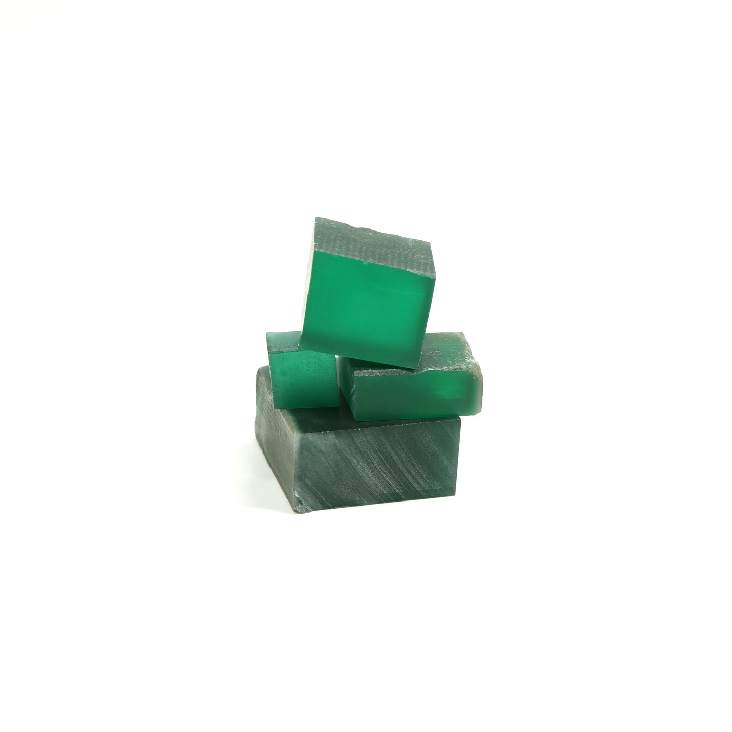 Green (Tsavorite) Polycrystalline (Ceramic) YAG - Faceting Rough : #BEGIN