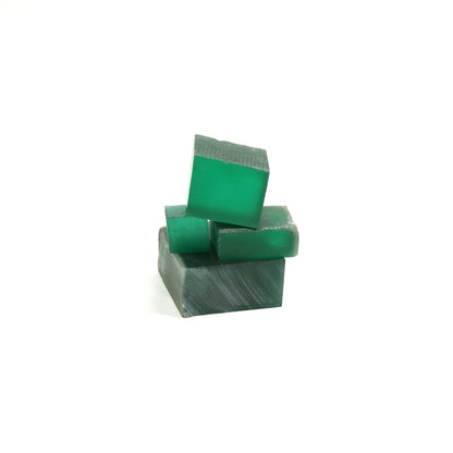 Green (Tsavorite) Polycrystalline (Ceramic) YAG - Faceting Rough : #BEGIN
